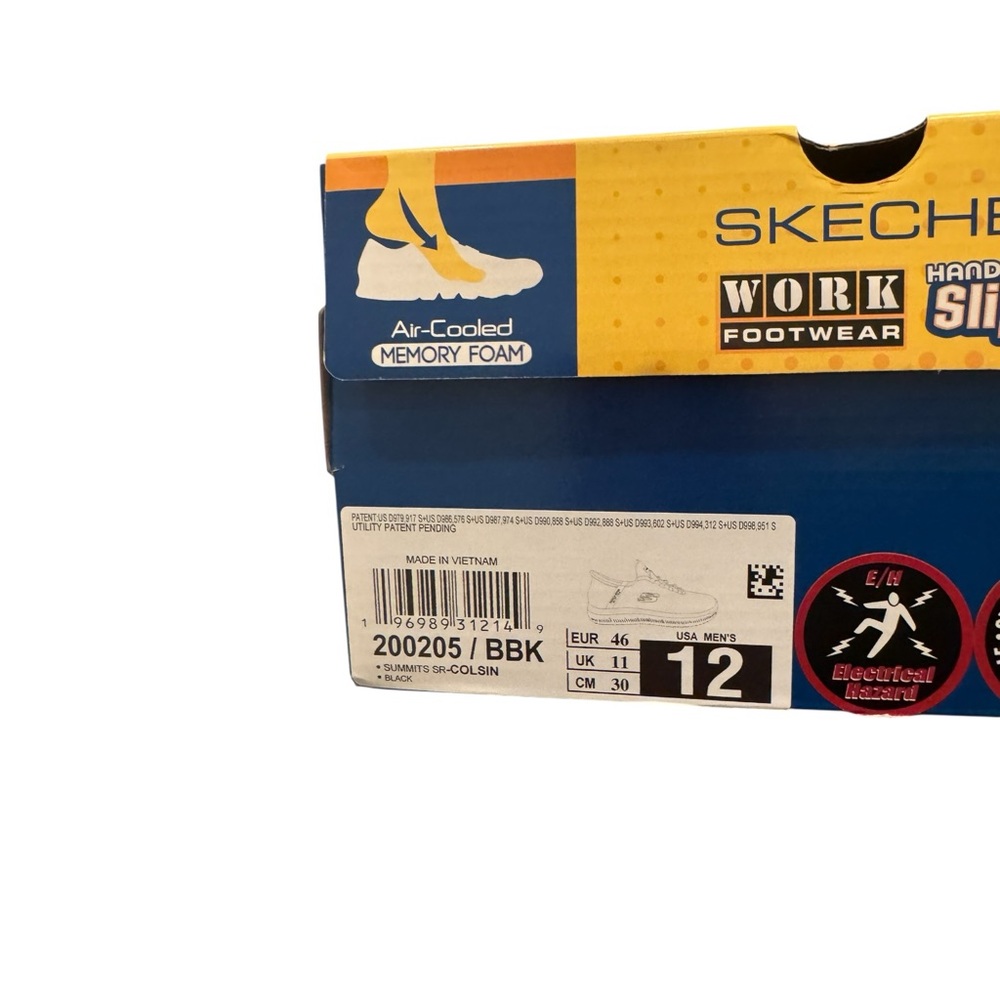 Skechers Hands Free Slip-ins Work shoes slip resistant men’s size 12 - Picture 5 of 7